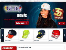 Tablet Screenshot of bonesgebe.com.br